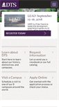 Mobile Screenshot of dts.edu